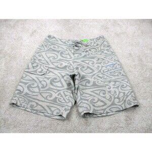 Simms Swim Trunks Mens 32 Graphic Print Board Shorts Solarflex Fishing Suit *